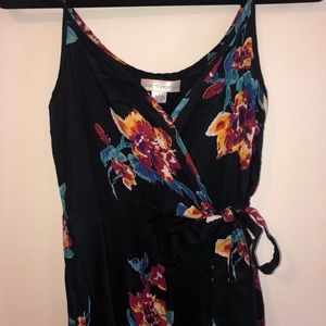 Never worn floral maxi dress